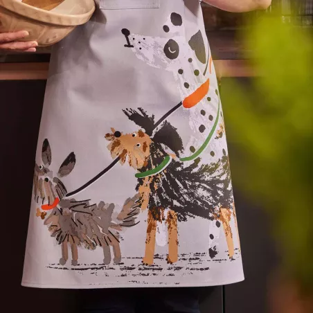 Tablier 100 % Coton biologique Jours de chien  ULSTER WEAVERS