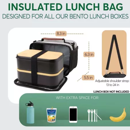 Sac Isotherme Repas Sac à Déjeuner Convertible 3 En 1 Boîte D’aliments