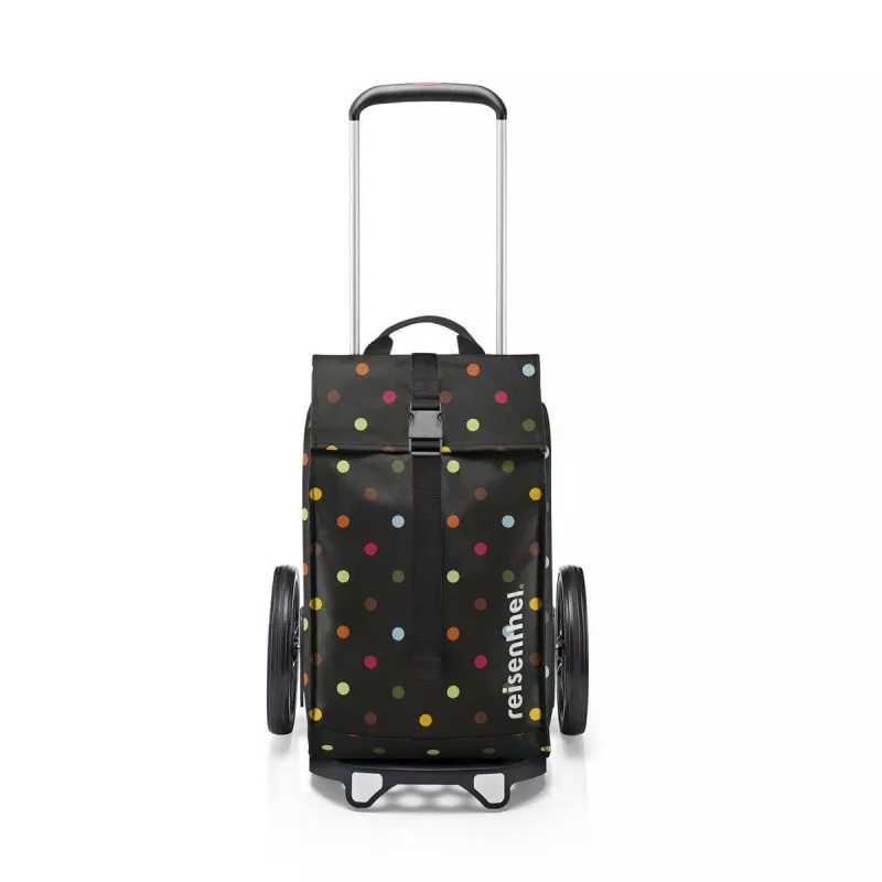 Chariot De Courses Pliable Reisenthel Dots White 30L - Modèle HK7073 - Polyester - Neuf
