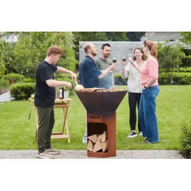 Brasero barbecue plancha en...