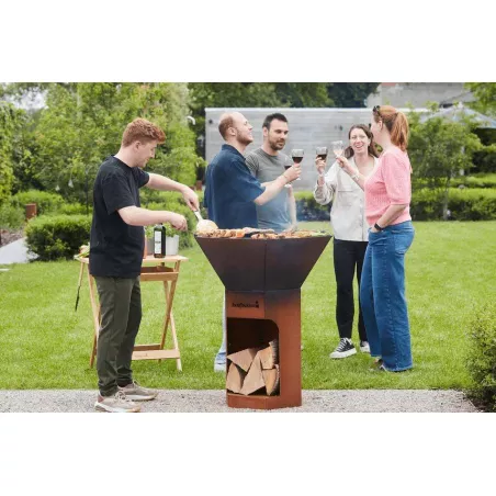Brasero barbecue plancha en...