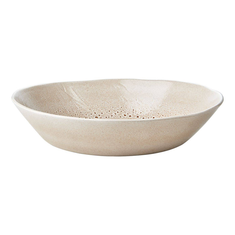 Bol Ancien En Grès - Saladier Creux Gris - Diamètre 13,5 Cm