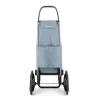 IMAX MF Poussette de marché Chariot de courses 6 roues ROLSER bleu Océan