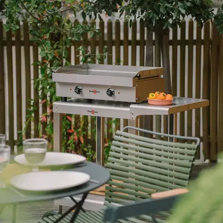 Plancha Electrique double Inox SAMBA KRAMPOUZ