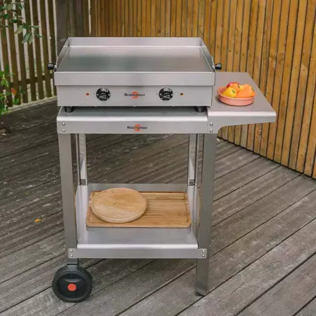 Plancha Electrique double Inox SAMBA KRAMPOUZ