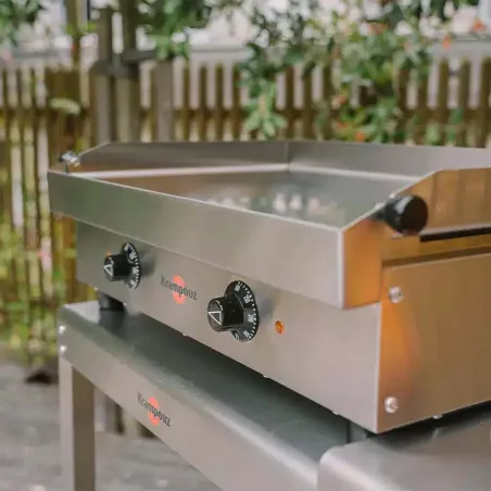 Plancha Electrique double Inox SAMBA KRAMPOUZ