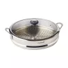 O´WOK Panier vapeur Inox + couvercle verre MASTRAD D32  SC