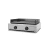 Plancha GAZ en fonte Châssis Inox FORGE ADOUR 2 feux MODERN 60