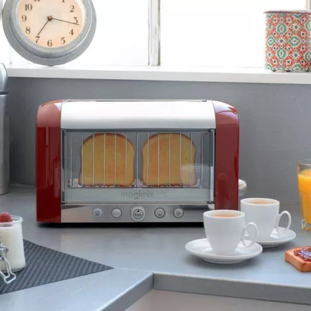 MAGIMIX Toaster Grille Pain électrique VISION Rouge