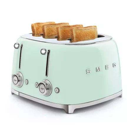 Toaster 4 fentes Grille pain Années 50 SMEG Vert d´eau