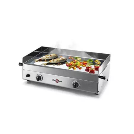 Plancha Gaz Inox 2 x 2000 W - DESIGN KRAMPOUZ