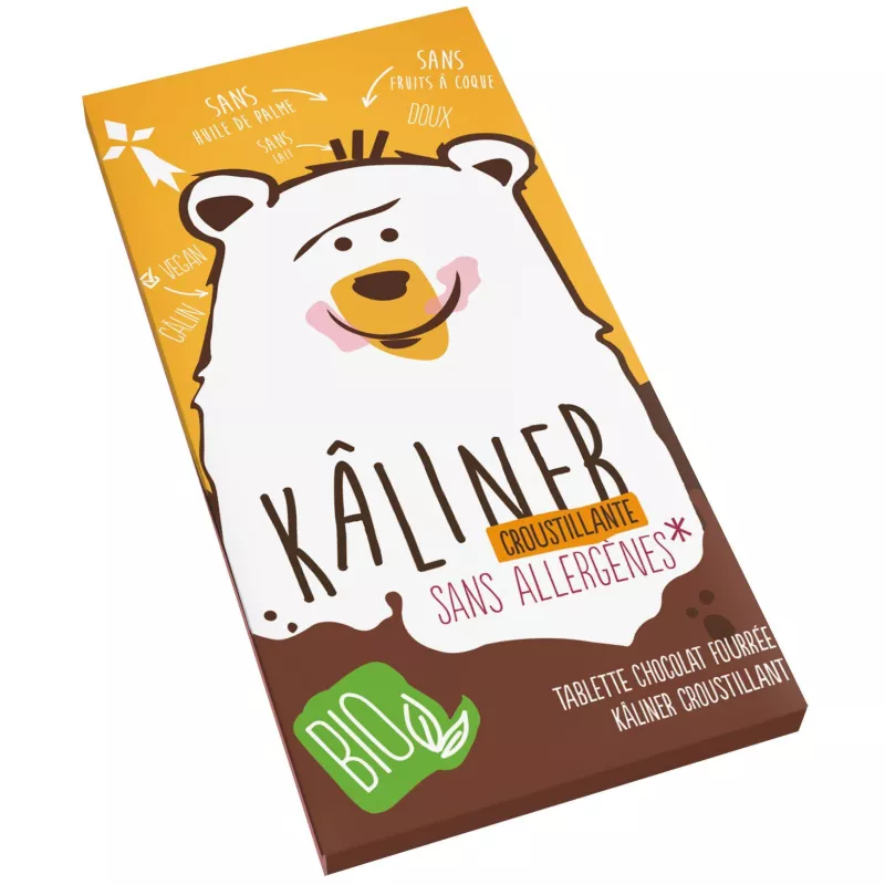 Tablette chocolat fourée Croustillante KÂLINER