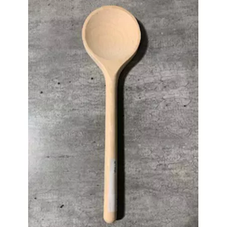 Cuillère ronde hêtre L25