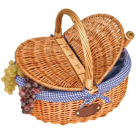 Panier en osier Les Jardins...