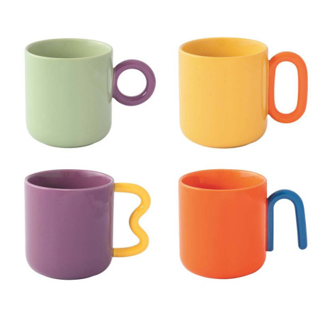 CREATIVE coffret 4 mugs...