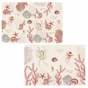 CORAL REEF set de table...