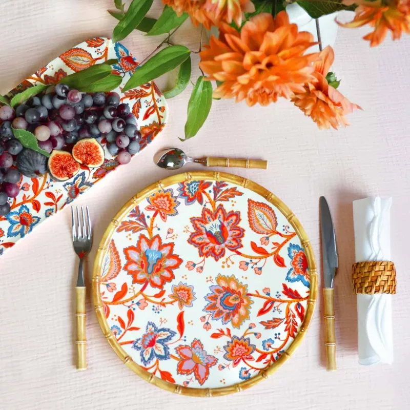 Les Jardins De La Comtesse Salatbesteck Melamin - Korallen Design Kollektion Piana