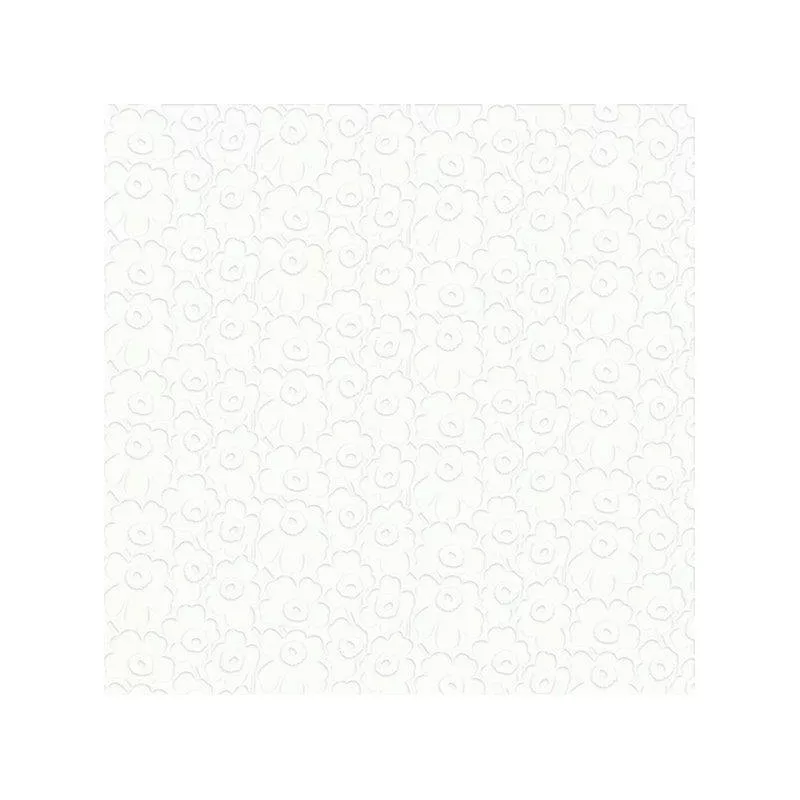 Serviette de table Lunch 33X33 Jetable IHR Paquet de 20 - Marimekko, Unikko surimpressions blanches