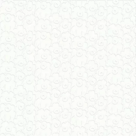 Serviette de table Lunch  33X33 Jetable IHR Paquet de 20 - Marimekko, Unikko  surimpressions blanches