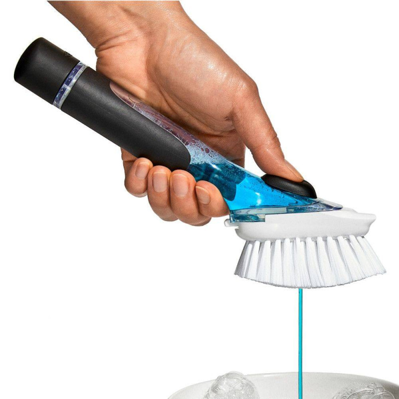 Brosse Vaisselle OXO Good Grips - Distributeur Savon Intégré