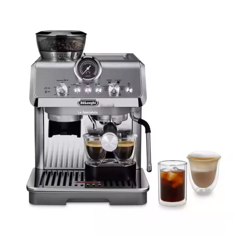 LA SPECIALISTA ARTE EVO Machine à café Expresso Manuelle avec Broyeur Delonghi Argent