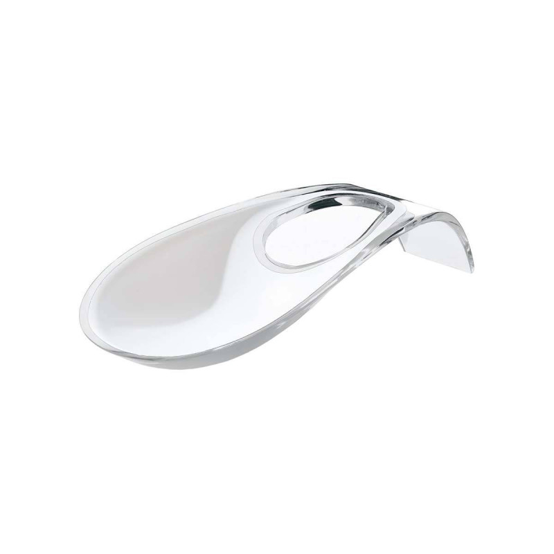 Guzzini Repose-Cuillère Bicolore 24 X 11 X 4,5 Cm - Accessoire Cuisine Élégant Made In Italy