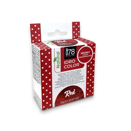 Colorant naturel hydrosoluble rouge