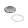 BIALETTI VENUS Cafetière Italienne Induction en Inox Brillant 4 Tasses - Kit 1 joint et 1 filtre