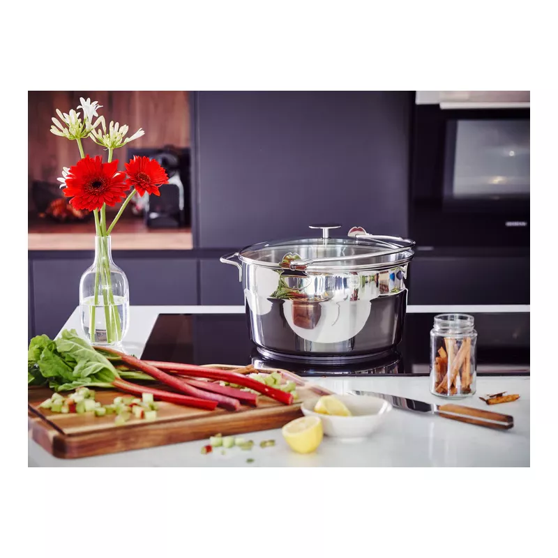 Bassine à Confiture Inox 8L Ravenhead Kilner – 30 Cm Avec Anse Et Bec Verseur