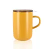 JULIET Infuseur à Thé / Tisanière en grès Jaune  475 ml  OGO avec couvercle bois