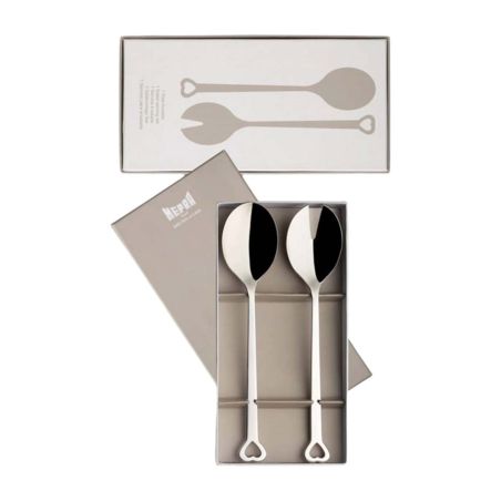 EVENTO Coffret de 1 Service à Salade Fantaisie inox Mepra