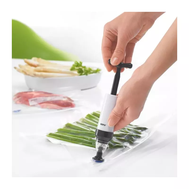 VACO Kit d´emballage sous vide GEFU Pompe et sacs réutilisables SC