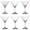GRAPHIK Verre à cocktail 29 cl en verre gravé