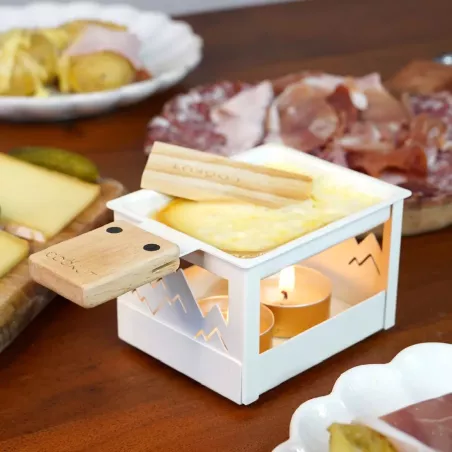 YETI Raclette à la bougie individuelle Cookut Blanc