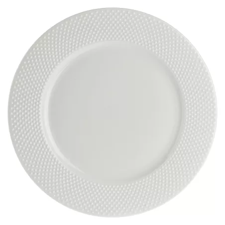 RICHIAMO Assiette plate en porcelaine D27 PORCELLANA BIANCA