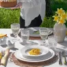 RICHIAMO Assiette plate en porcelaine D27 PORCELLANA BIANCA