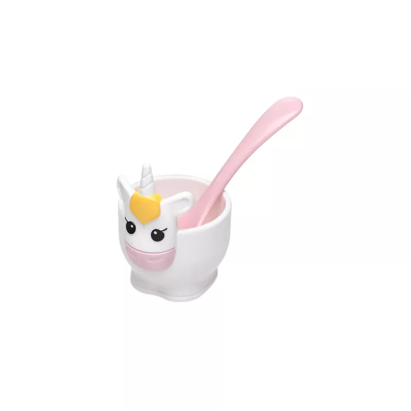 Coquetier et cuillère Licorne JOIE