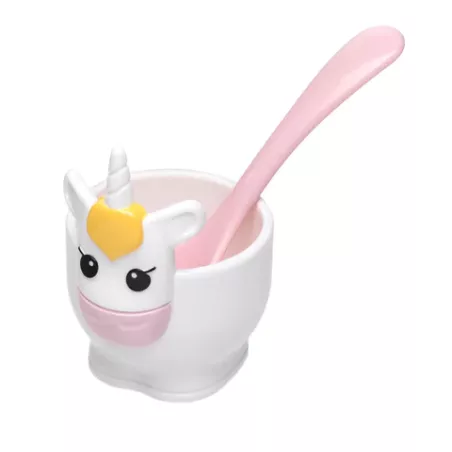 Coquetier et cuillère Licorne JOIE