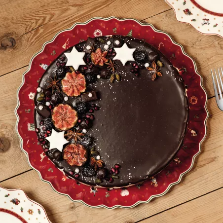 TOY'S DELIGHT Plat à gâteau rond Villeroy & Boch D33 cm