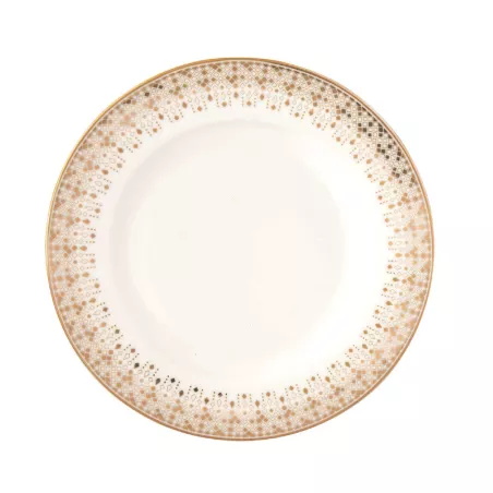 FESTIVE Assiette plate D26.5 cm en porcelaine
