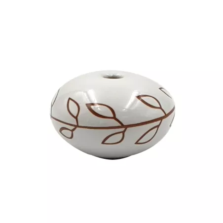 Bouton Poignée de couvercle boule céramique pour L´incroyable Cocotte Cookut - blanche