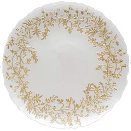 Coffret 4 Assiettes à Dessert Easy Life 19 Cm – Porcelaine Noire Élégante Pour Vos Douceurs !
