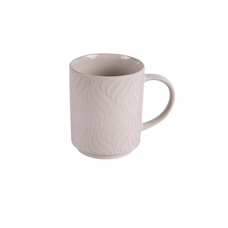 EYRAN Mug en faïence TABLE PASSION 50cl Ivoire
