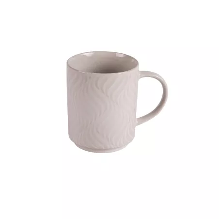 EYRAN Mug en faïence TABLE PASSION 50cl  Ivoire