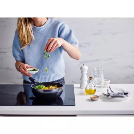 PRO INDUC Wok Corps alu ép 3mm revêtement céramique Induction  BEKA D20