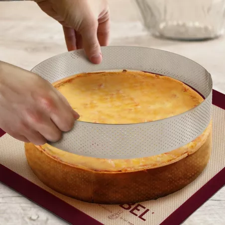 Cercle à tarte Inox perforé...
