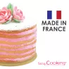6 Supports gâteaux or/noir 24 cm  ScrapCooking