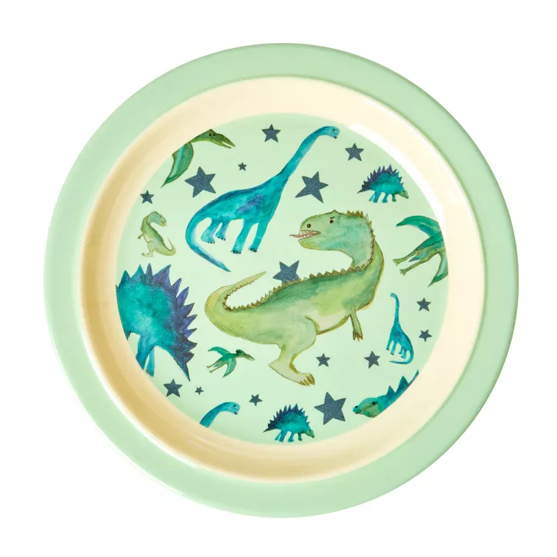 Sigikid Ringel Dingel Assiette Lapin - Vaisselle Enfant Antidérapante 21.5 Cm Bleu RPET