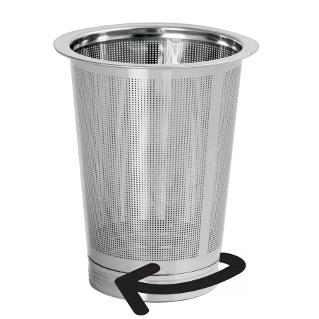 DARJEELING Théière en verre borosilicate avec infuseur inox dévissable CRISTEL 0,8 L