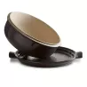 LE PAIN Coffret  cloche Moule à pain Les Secrets d´Emile HENRY NOIR Fusain VPC
